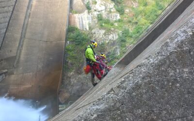 Dans le cadre de l’étude des déflecteurs du barrage de La Palisse (07), ArkoGéos a procédé à une auscultation géoradar et Ferroscan dans le but de détecter les armatures.