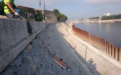 Dans le cadre de la réhabilitation du quai Max Dormoy à Arles (13),  ArkoGéos a procédé à une auscultation par géoradar.